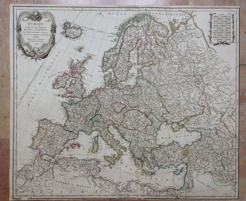 EUROPE divisée en ses Empires