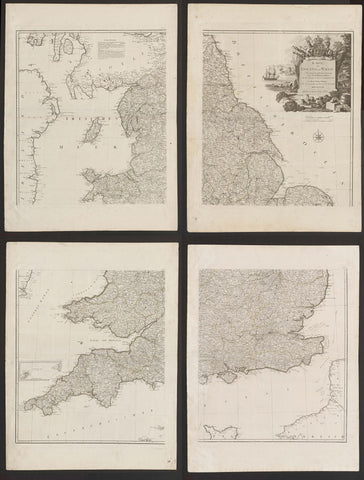 Karte von England und Wallis