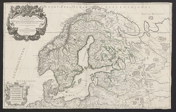 La Scandinavie et les Environs, ou sont Les Royaumes Des Suede De Danemarck