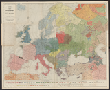 Gabrys, J. Carte Ethnographique de l’Europe. Secrétaire général de L'Union des Nationalités. 1918