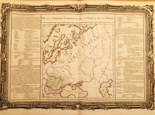 Mornas/Desnos. Map of Sarmatia. 1760