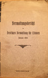 Franz Josef Fürst Von Isenburg-Birstein. Verwaltungsbericht der Deutschen Verwaltung für Litauen. Tilsit. 1916