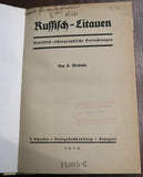 Werbelis, K. Russisch-Litauen. Statistisch-ethnographische Betrachtungen. Stuttgart. 1916