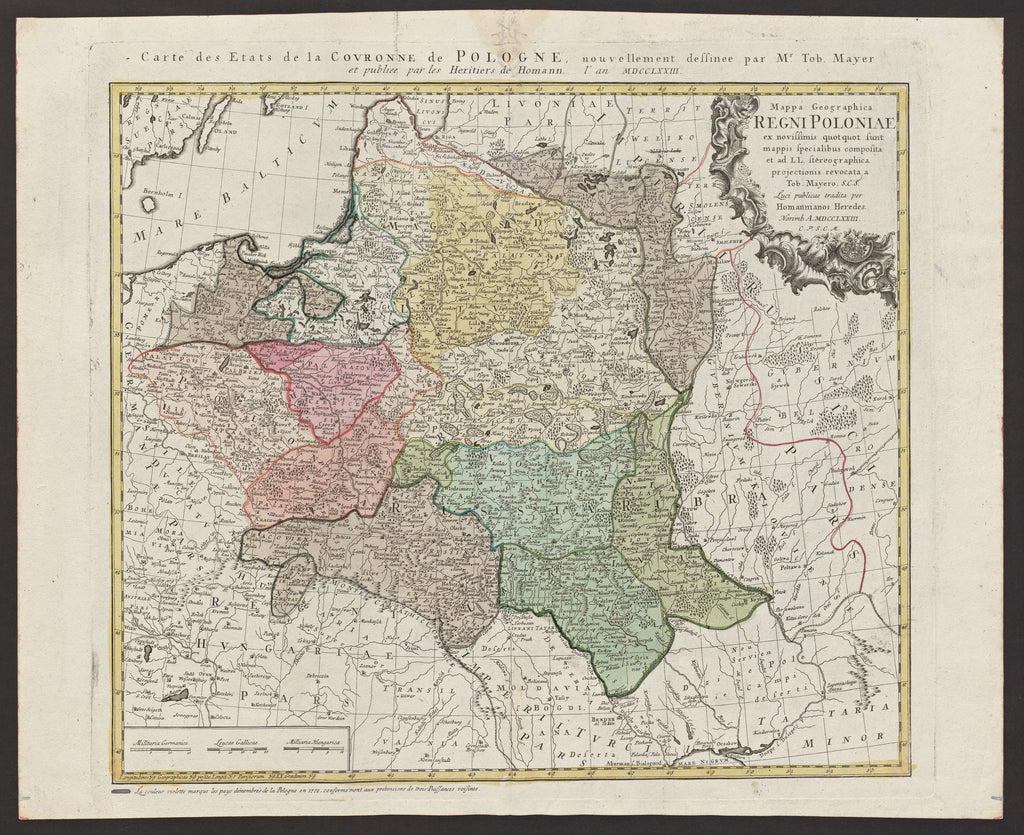 Mappa Geographica Regni Poloniae ex novissimis