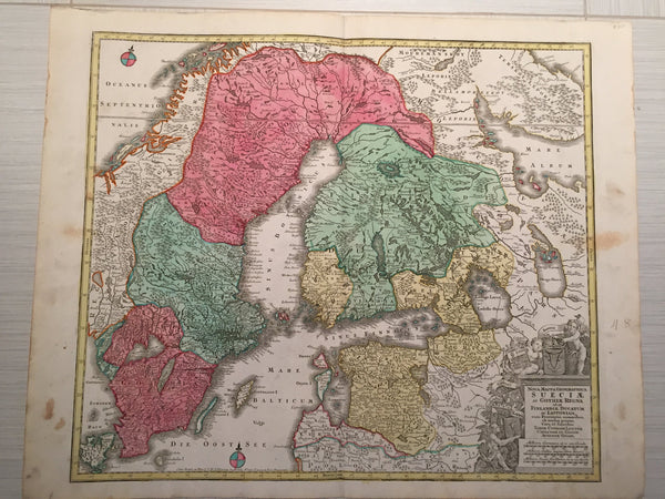Nova mappa geographica Sueciae ac Gothiae regna ut et Finlandiae Ducatum ac Lapponia