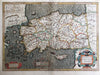 Turkey Osman empire Antique Mercator Map Balkans Bulgaria Romania Cyprus