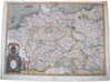 Antique Original Mercator Map Germany Germania Poland Baltic Sea Low Countries