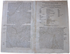 Germany Antique Original Mercator Map Westfalia Bremen Deutschland Landkarte